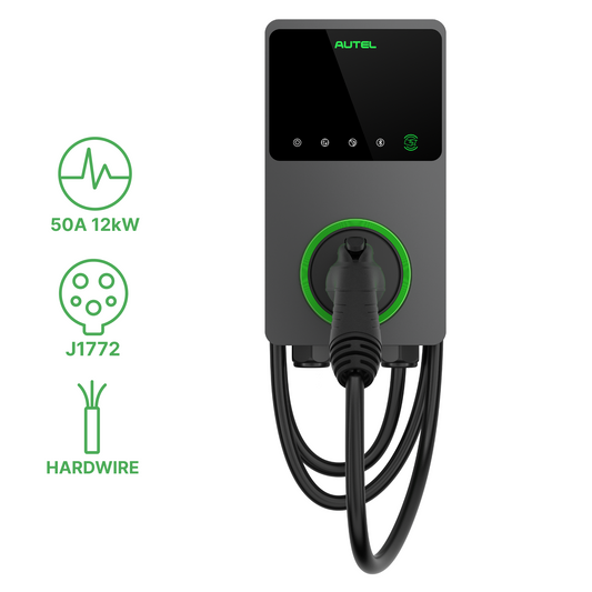 Autel AC Elite Home EV Charger, 50A, 12kW, Hardwired