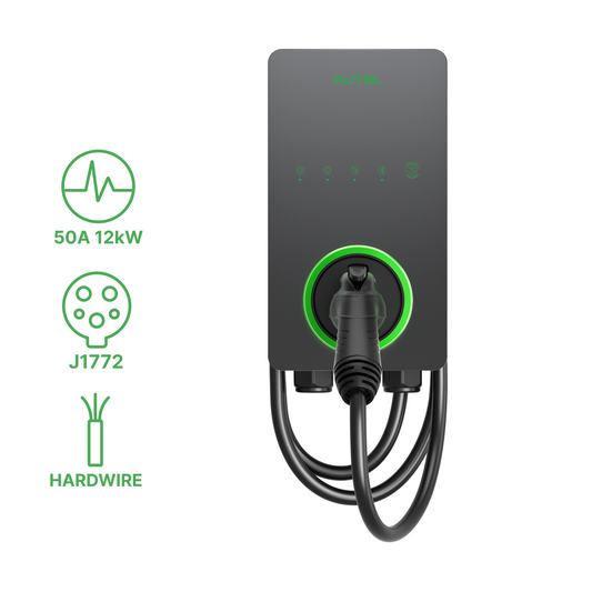 Autel AC Lite Home 50A Level 2 EV Charger, 12kW, Hardwired