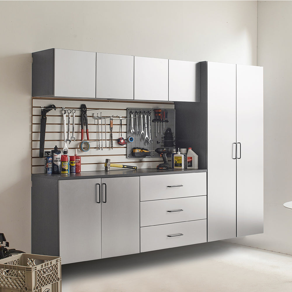 Astro Series 96 in. W x 79 in. H x 20 in. D Garage Cabinet Set B