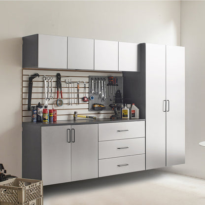 Astro Series 96 in. W x 79 in. H x 20 in. D Garage Cabinet Set B