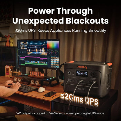 Jackery Homepower 3000 and DC-DC Alternator Charger, 3072Wh, 3600W Output