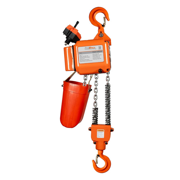 Prowinch 2,200 lb Electric Chain Hoist with Wireless Control, 20 ft Lift