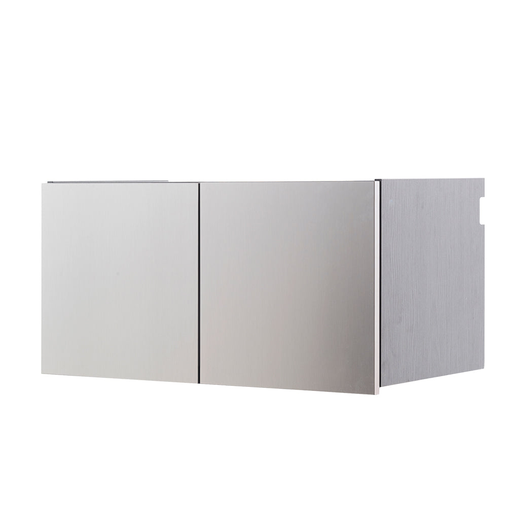 Nova Series Wood Wall Mounted Garage Cabinet in Metallic