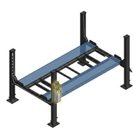 4-Post Automotive Deluxe Extended Storage Car Lift 8,000 Lb. Capacity Heavy Duty — How It Works