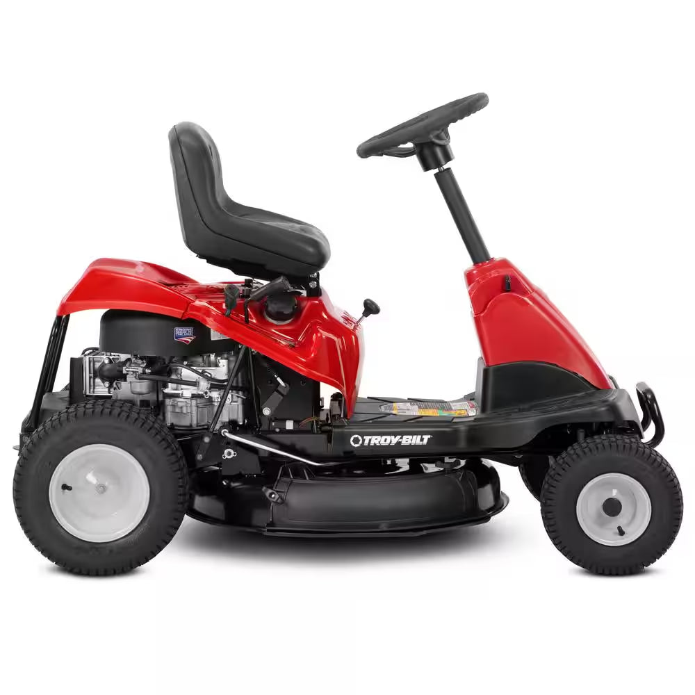 30 In. 10.5 HP Briggs and Stratton Engine 6-Speed Manual Drive Gas Rear Engine Riding Mower with Mulch Kit Included