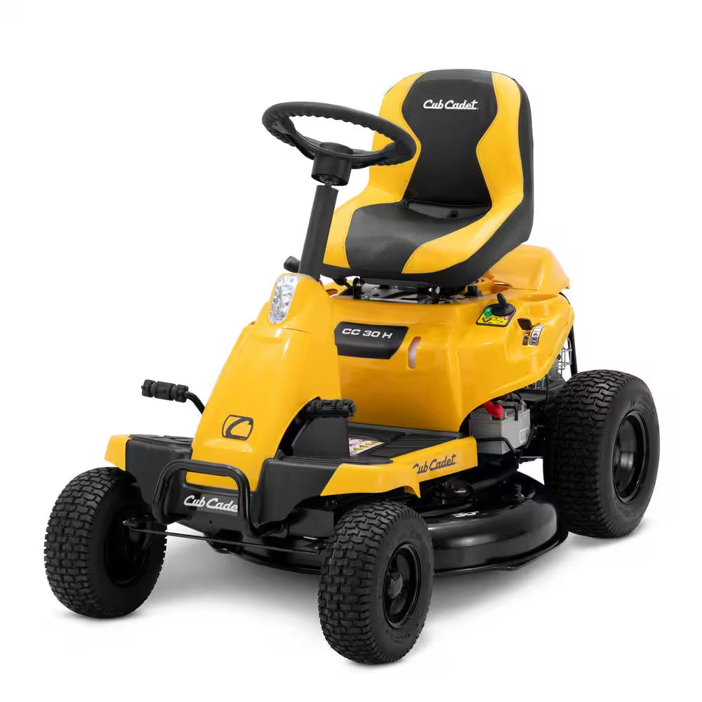 30 In. 10.5 HP Briggs & Stratton Engine Hydrostatic Drive Gas Rear Engine Riding Mower with Mulch Kit Included