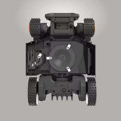 Landroid Vision Cloud 9 In. 4WD Robot Lawn Mower (1 Acre) RTK GPS plus VSLAM Vision AI with Cut to Edge Trimmer