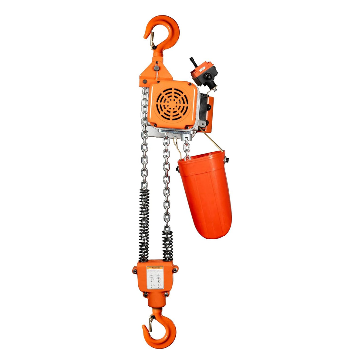 2200 Lbs 1 Ton Electric Chain Hoist with Remote Control 110V- 20 Ft Lifting Height, 1 Speed, Single Phase with G80 Chain, H2 Duty for Overhead Crane, Warehouse