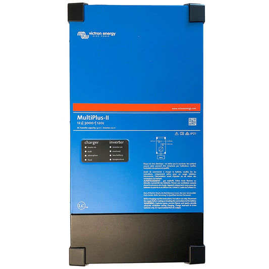 Victron MultiPlus-II 12/3000 Inverter/Charger, 120V, 120A, UL 458