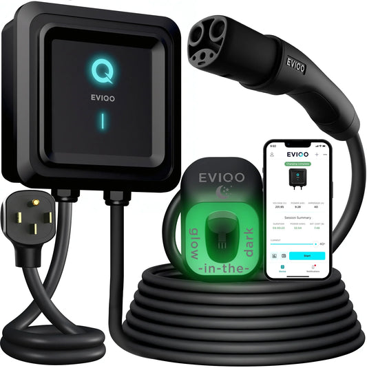 EVIQO NACS Level 2 EV Charger, 40A, 240V, NEMA 14-50