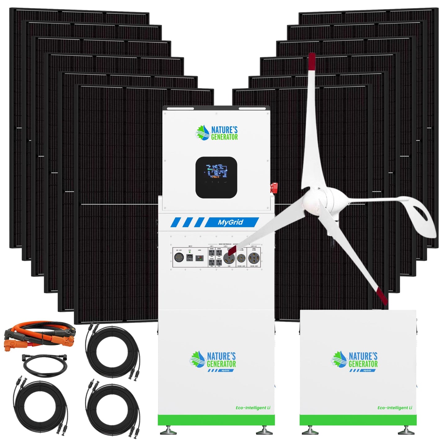 MyGrid 10K Solar and Wind Generator for Home
