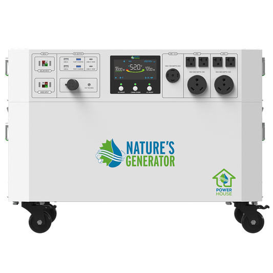 Nature's Generator Powerhouse Gen 2 Battery Generator, 7,200W