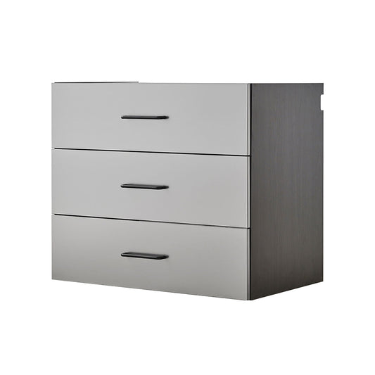 Astro Wall-Mounted 3-Drawer Garage Cabinet, Metallic Gray
