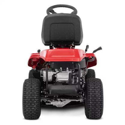 30 In. 10.5 HP Briggs and Stratton Engine 6-Speed Manual Drive Gas Rear Engine Riding Mower with Mulch Kit Included